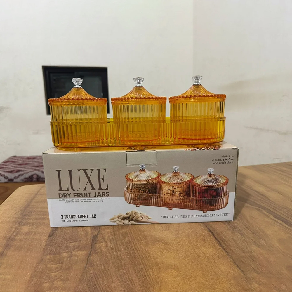 Luxe dry fruits jar